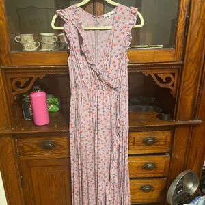 Madewell floral maxi dress